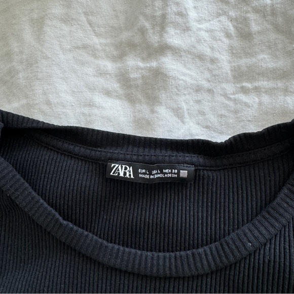 ZARA Ribbed Crop Top - Picture 4 of 4